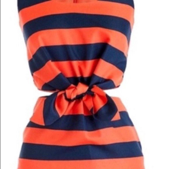J.Crew Striped Cut Out Dress - Picture 5 of 7